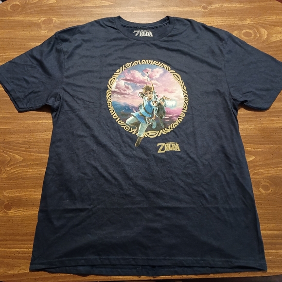LEGEND OF ZELDA T-SHIRT - XL // Nintendo Link Video Game Graphic Tee Shirt - Picture 2 of 9